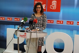 Sabrina Moh, integrante de la Gestora del PSOE Melilla