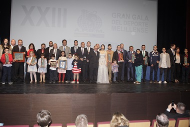 Premiados de la XXIII Gran Gala del Deporte de la Asociación de la Prensa Deportiva de Melilla