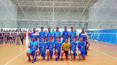Equipo del Club Voleibol Melilla de la categoría juvenil