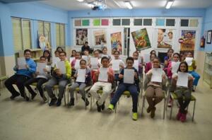 Alumnos del CEIP Juan Caro