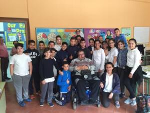 Tras una de las charlas, en las que comparten sus vivencias