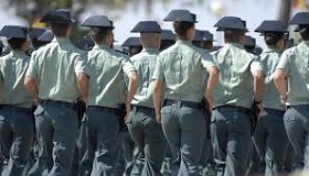 Guardias civiles en formación