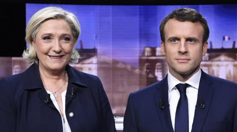 Lepen y Macron