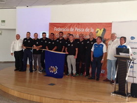 Selección Melillense de Pesca que participó en el Campeonato de España