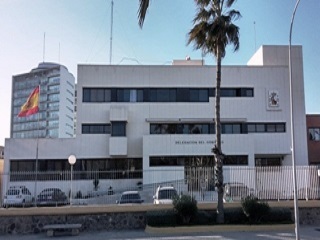 En la imagen, la Delegación del Gobierno en Melilla