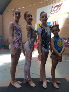 Gimnastas del Club Virka de Melilla