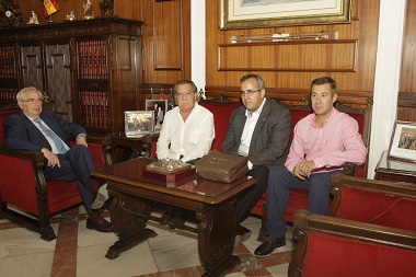 Juan José Imbroda, Juan Antonio González, Próspero Bassets y Pedro Paredes