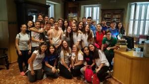 A su paso por la Biblioteca Militar