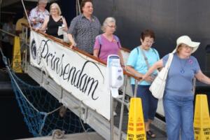 Imagen de uno de los cruceros que visitó Melilla hace unos años