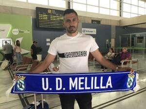 Manolo Herrero llegó ayer a Melilla