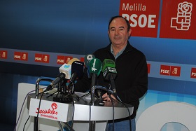El diputado del Grupo Parlamentario Socialista en la Asamblea de Melilla, Francisco Vizcaíno