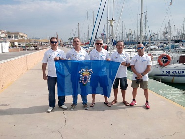 Francisco Lomeña, José Luis Toledo, Diego Dominguez y Francisco Ignacio Sánchez, componentes de la Selección Melillense