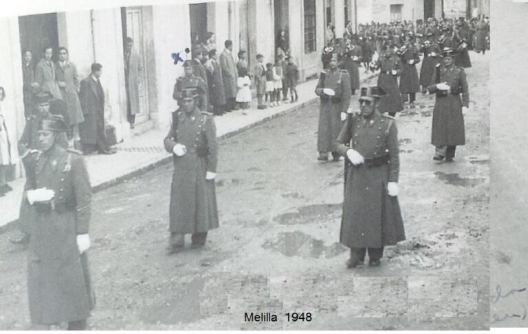 La Guardia Civil en la Semana Santa de Melilla - 1948