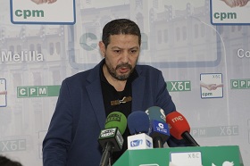 El presidente de Coalición por Melilla, Mustafa Aberchán