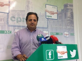 El diputado de Coalición por Melilla, Hassan Mohatar, critica la gestión de Ventura