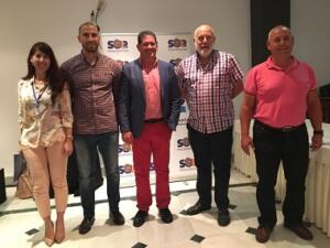 Los cinco miembros del Comité Ejecutivo del SUP en Melilla