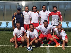 Selección Nacional en la que militan Óscar Moya y José Carlos