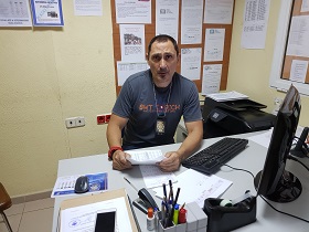 Antonio Guillén, responsable del sindicato UFP en Melilla