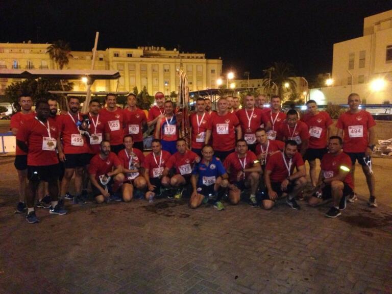 Los Cuadros de Mando y personal de Tropa del Grupo de Regulares de Melilla número 52 participaron en la III Carrera Solidaria del pasado sábado, con fines benéficos
