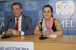 La viceconsejera San Martín, junto al consejero Miranda
