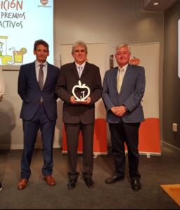 Una delegación formada por Presidente, Director y coordinador del proyecto se desplazó a Madrid a recoger el premio