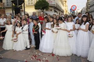 Tras la misa, se inició la procesión del Corpus Christi