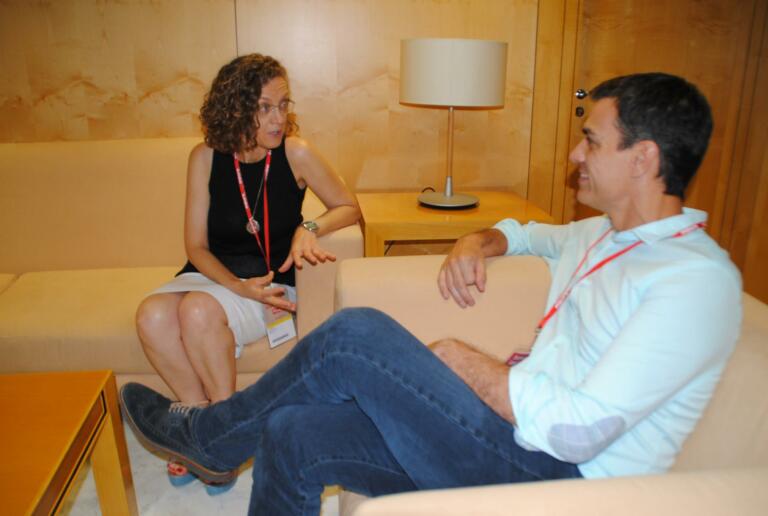 Gloria Rojas reunida con Pedro Sánchez el domingo en Madrid