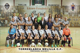 Plantilla del Torreblanca Melilla de la temporada 2016-17