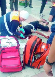 Los hechos ocurrieron en la Plaza Menéndez Pelayo la tarde del sábado 17 de junio de 2017