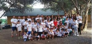 Los alumnos disfrutando de los campamentos musicales el pasado año