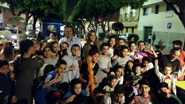 Paz Velázquez y el viceconsejero Torreblanca en la celebración del Ramadán en tu barrio