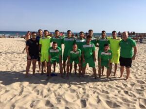 Integrantes del C.D. Melistar que participaron en la primera fase celebrada en Barbate