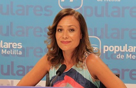La secretaria de Comunicación del PP melillense, María de los Ángeles Gras