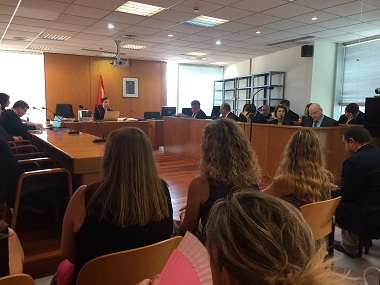 El juicio se está celebrando en la sala de la Audiencia Provincial de Málaga en Melilla