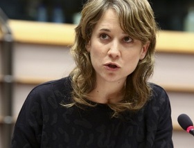 La portavoz de IU en el Parlamento Europeo, Marina Albiol
