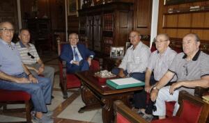 Encuentro de la nueva directiva del Casino del Real con el presidente Imbroda