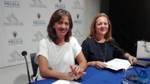 Fadela Mohatar y Alicia Benarroch