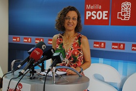 La secretaria general electa del PSOE, Gloria Rojas