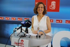 La número 1 del PSOE local, Gloria Rojas