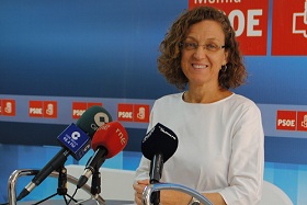 Gloria Rojas, portavoz del Grupo Socialista en la Asamblea