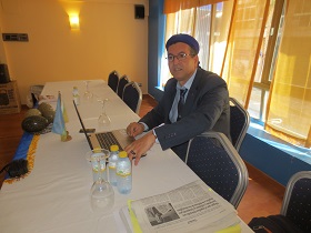 El presidente de la Asamblea Mundial Amazigh, Rachid Raha