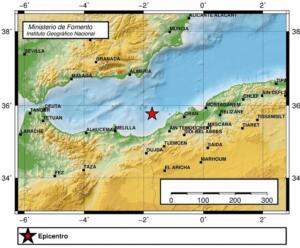 El temblor de tierra se sintió con intensidad en Melilla, pese a estar el epicentro a 120 km
