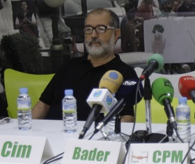 El presidente de la Comisión Islámica de Melilla, Dris Mohamed, en rueda de prensa
