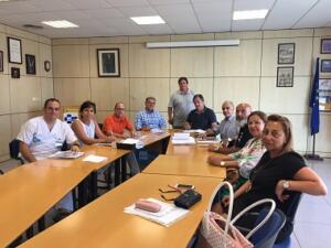 Imagen tomada en la firma de los contratos de gestión de Atención Primaria del presente año