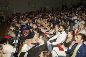 Imagen de una clausura de Enfermería en Melilla
