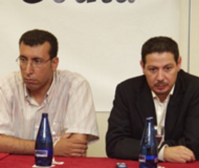 Mustafa Aberchán (CPM) y Mohamed Alí (Caballas)