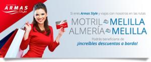 Armas ha destacado que de este modo premian la fidelidad de sus pasajeros que viajan con Armas Style, cuya tarjeta es gratis