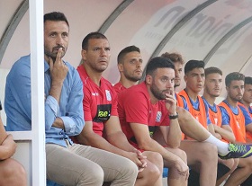 Manolo Herrero, entrenador de la U.D. Melilla, saca conclusiones tras el primer amistoso