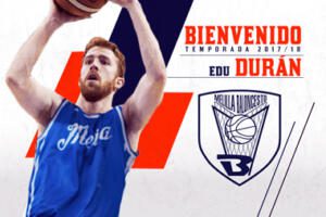 Edu Durán, nuevo jugador del Club Melilla Baloncesto