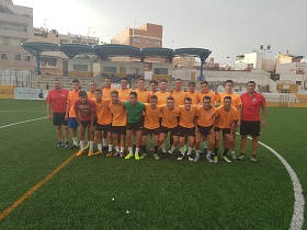 Plantel de jugadores del C.F. Rusadir Melilla